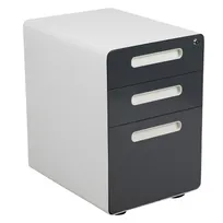 product of Flash Furniture HZ-AP535-02-DGY-WH-GG Mobile Drawer Cabinet