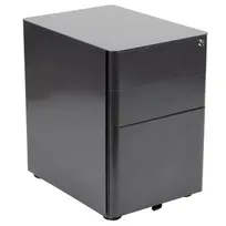 product of Flash Furniture HZ-CHPL-01-BK-GG Mobile Drawer Cabinet