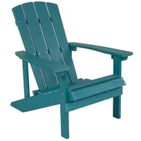product of Flash Furniture JJ-C14501-SFM-GG Adirondack Chair, 350 lb. Capacity, Weather-Resistant Polystyrene Frame, Sea Foam Color