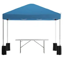 product of Flash Furniture JJ-GZ10PKG183Z-BL-GG Pavilion/Tent