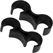 product of Flash Furniture LE-3-BK-GANG-GG Ganging Clip for Restaurant Seating, Black, Heavy Duty Plastic, Set of 2