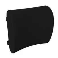 product of Flash Furniture MR-LC101-BK-GG Rey Lumbar Support Pillow, Black Mesh Fabric, CertiPUR-US Memory Foam