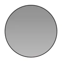 product of Flash Furniture RH-M003-RD50MB-BK-GG 20" Round Mirror, 4mm Silver-Backed Glass, Black Metal Frame