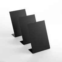 product of American Metalcraft TBABLA6 Chalkboard Sign, 4‑1/8" L x 1‑3/4" W x 5‑7/8" H, Black - 1/Pack