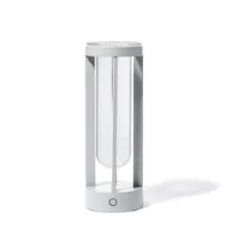 product of Original Wood Seating VASE-WHITE Table Lamp – Glass Shade, IP65, 280 Lumens, LED, White Finish