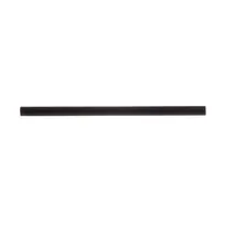 product of TableCraft Products 100105 - 5-3/4" Black PLA Cocktail Straws, 5mm Thick, Unwrapped, 1000/Pack