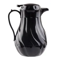 product of TableCraft Products 1001401 Connoisserve Swirl Coffee Decanter, 40 oz, Black Plastic