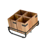 product of TableCraft Products 10075 Industrial Collection Cutlery Holder Rack