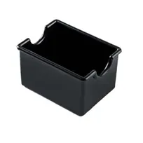 product of TableCraft 10309 Sugar Packet Holder, 3-1/4" x 2-1/2" x 2", Black Plastic, Dishwasher Safe - 1/Pack