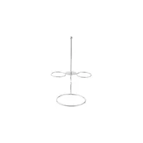 product of TableCraft 10460 Onion Ring Tower, Ramekin Holders, 4" x 4" x 7", Mirror Stainless Steel