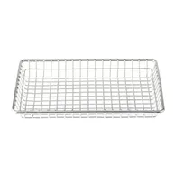 product of TableCraft Products 10521 - Stainless Steel Wire Display Basket 9" x 7" x 1-1/8" Rectangular Basket