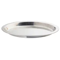 product of TableCraft Products 10547 - 9-1/8" Round Stainless Steel Pie Pan, 1" Depth, 9" Dia