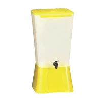 product of TableCraft 1055 - Dispenser 5-Gallon 10-7/8" x 12-1/2" x 22-1/4" H Yellow Polypropylene FDA Approved