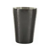 product of TableCraft Products 10554 Cocktail Shaker, 18 oz, 3-1/4" Dia x 5" H, Black, 18/8 Steel