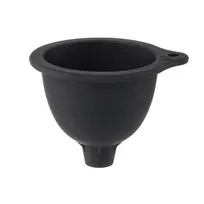 product of TableCraft 10722 Funnel - Black Silicone Funnel 38mm, 53mm, 63mm Bottles, Dishwasher Safe, NSF