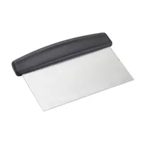 product of TableCraft 10935 Dough Cutter/Scraper - 6" x 4-1/2" x 3/4", Stainless Blade, Black Handle
