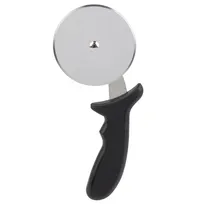 product of TableCraft Products 10936 Pizza Cutter, 9-3/4"L, 4" Stainless Steel Wheel, Black Plastic Handle