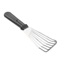 product of TableCraft Products 10942 - Stainless Steel Fish Turner, 6" x 2-7/8" x 5/8", Black Handle, Dishwasher Safe