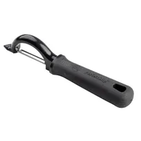 product of TableCraft Products 10980 Perfect Grip Straight Peeler, 7" Length, Stainless Steel, Serrated Edge