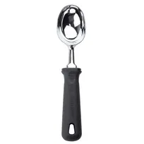 product of TableCraft Products 10986 PerfectGrip Cream Dipper, 1.75"x1.5"x8" Chrome Black Stainless Steel