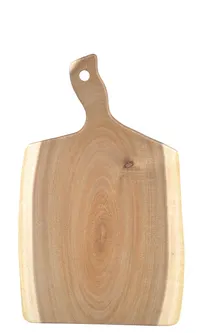 product of TableCraft Products 11296 Acacia Wooden Serving Board, 14" x 9" x 3/4", Rectangular, Handle