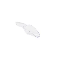 product of TableCraft Products 11401 Ice Scoop, 6 oz, Flat Bottom Polycarbonate, Dishwasher Safe, 5-8 oz