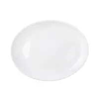product of TableCraft Products 11526 Sierra Oval Platter, 14-1/4" x 11-1/4" White Melamine, Dishwasher Safe