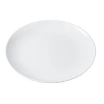 product of TableCraft 11528 - Sierra Oval White Melamine Serving Platter 18" x 13-3/4" Dishwasher Safe, NSF