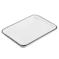 product of TableCraft Products 11669 Canteen Sheet Pan, 13" x 9-1/2" x 1-1/8", Coated Melamine, Black Edges