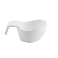 product of TableCraft Products 11677 Gravy Sauce Boat, 3 oz, 4-3/4" x 2-5/8" x 2", White Melamine
