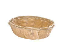 product of TableCraft Products 1171W - Oval Hand-Woven Serving Basket, 7" x 5" x 2", Natural Polypropylene Cord