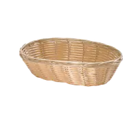 product of TableCraft Products 1174W - Oval Woven Basket, 9" x 6" x 2-1/4", Natural Polypropylene Cord