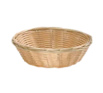 product of TableCraft Products 1177W - Round Hand-Woven Basket, 7" Dia x 2" H, Natural Polypropylene Cord