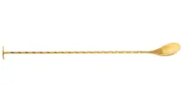 product of TableCraft Products 11816 Bar Spoon, 11" Long, 18/8 Stainless Steel, Gold