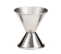 product of TableCraft Products 1204 Jigger - 3/4 oz & 1-1/2 oz Combo, Dishwasher-Safe, 18/8 Stainless Steel