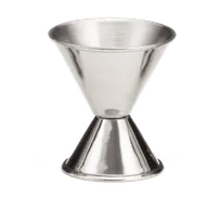 product of TableCraft Products 1205 Jigger - 1 oz & 1-1/2 oz Combo, Rolled Edge, 18/8 Stainless Steel