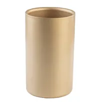 product of TableCraft Products 12053 Wine Cooler, Double-Wall 4.75"x4.75"x7.875" Steel Gold Coated Finish