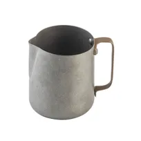 product of TableCraft 12057 - 18oz Stainless Steel Creamer Pitcher, 5"x3.75"x4.25", Gold PVD, Vintage