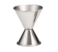product of TableCraft 1206 - 1 oz / 2 oz Stainless Steel Bar Jigger, Rolled Edge, Dishwasher Safe, 18/8
