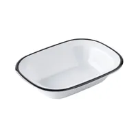 product of TableCraft Products 12083 - 18oz Melamine Serving Pan, 7.75" x 5.75" x 1.75", White