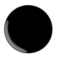 product of TableCraft Products 12087 - Sierra Collection Serving Platter, 14"x14"x1.25", Round, Melamine, Black
