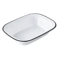 product of TableCraft 12162 - 48oz Collection Serving Pan, 11" x 8.125" x 2.375", Rectangular White Melamine