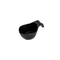 product of TableCraft Products 12272 Gravy Sauce Boat, 3 Oz, 4.75" X 2.625" X 2", Stackable, Melamine, Black