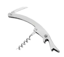 product of TableCraft Products 1228 - Premium Waiter's Corkscrew, Stainless Steel Curved Blade, Dishwasher Safe