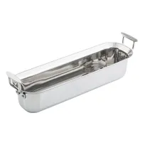 product of TableCraft 123506 - 4-1/2 qt. Steel Steam Table Pan, 18-1/2" x 5-1/4" x 4", Tri-Ply, Induction Safe