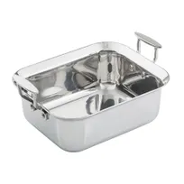 product of TableCraft 123508 5-Qt 1/2 Stainless Steel Steam Table Pan 11"x9"x4" Mirror Induction