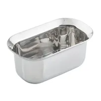 product of TableCraft 123511 Steam Table Pan - 1/4 Size, 2 qt., 9" x 5-1/4" x 4", Tri-Ply Stainless Steel
