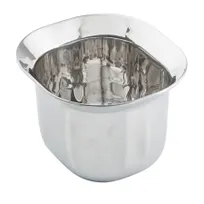 product of TableCraft 123513 - 1/6 1-1/4 Qt. Stainless Steel Steam Table Pan, 5-7/8" x 5-1/4" x 4", Induction