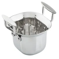 product of TableCraft 123514 Induction Steam Table Pan, 1-1/4qt, 5-7/8"x5-1/4"x4", Tri-Ply 18/8/18/0 Stainless