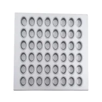product of TableCraft Products 12471 - Muffin Pan, 48-Cup, 25.75"x17.875"x1", Steel, Silicone Non-Stick